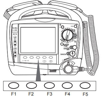 日本光電除顫儀TEC5600顯示屏介紹