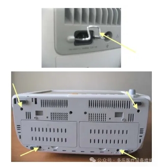 邁瑞B(yǎng)eneview T8監(jiān)護儀底座拆卸圖解